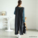 大きいサイズレディース ワンピース 深キーネックジャンパースカート | GOLDJAPAN　大きいサイズ専門店 | 詳細画像9 