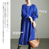 大きいサイズレディース ワンピース ボリュームスリーブニットワンピース | GOLDJAPAN　大きいサイズ専門店 | 詳細画像3 