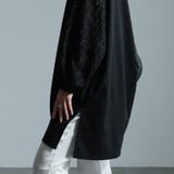 大きいサイズレディース チュニック シアーフェザー袖切り替えチュニック | GOLDJAPAN　大きいサイズ専門店 | 詳細画像12 