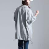 大きいサイズレディース チュニック リブ切り替えハーフジップチュニック | GOLDJAPAN　大きいサイズ専門店 | 詳細画像8 