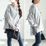 大きいサイズレディース トップス パーカー | GOLDJAPAN 大きいサイズ専門店 | 詳細画像12