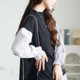 大きいサイズレディース チュニック ストライプシャツフェイクベストチュニック | GOLDJAPAN 大きいサイズ専門店 | 詳細画像11