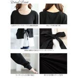 大きいサイズレディース チュニック サイドリボンフェイクレイヤードチュニック | GOLDJAPAN 大きいサイズ専門店 | 詳細画像14