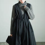 大きいサイズレディース ワンピース 深Vネックバックベルトジャンパースカート | GOLDJAPAN　大きいサイズ専門店 | 詳細画像7 