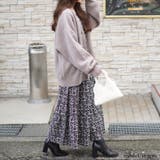 大きいサイズレディース ワンピース 小花柄ティアードマキシワンピース | GOLDJAPAN 大きいサイズ専門店 | 詳細画像12