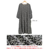 大きいサイズレディース ワンピース 小花柄ティアードマキシワンピース | GOLDJAPAN 大きいサイズ専門店 | 詳細画像16