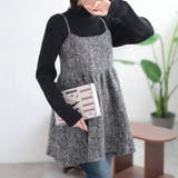 大きいサイズレディース チュニック ツイードフレアキャミソールチュニック | GOLDJAPAN 大きいサイズ専門店 | 詳細画像7