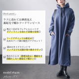 大きいサイズレディース ワンピース 裏起毛サイドスリットフード付きワンピース | GOLDJAPAN　大きいサイズ専門店 | 詳細画像2 