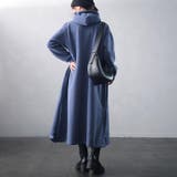 大きいサイズレディース ワンピース 裏起毛サイドスリットフード付きワンピース | GOLDJAPAN　大きいサイズ専門店 | 詳細画像11 