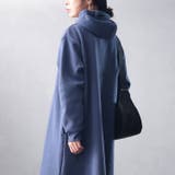 大きいサイズレディース ワンピース 裏起毛サイドスリットフード付きワンピース | GOLDJAPAN　大きいサイズ専門店 | 詳細画像12 