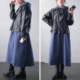 大きいサイズレディース ワンピース 裏起毛サイドスリットフード付きワンピース | GOLDJAPAN　大きいサイズ専門店 | 詳細画像13 