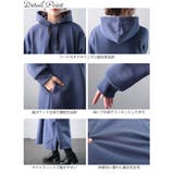 大きいサイズレディース ワンピース 裏起毛サイドスリットフード付きワンピース | GOLDJAPAN　大きいサイズ専門店 | 詳細画像14 