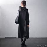 大きいサイズレディース ワンピース キルト配色ビッグポケットフーディーワンピース | GOLDJAPAN　大きいサイズ専門店 | 詳細画像9 