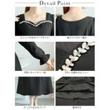 大きいサイズレディース ワンピース ビジュー付きハートネックロングワンピース | GOLDJAPAN　大きいサイズ専門店 | 詳細画像14 