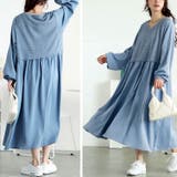 大きいサイズレディース ワンピース ラメニットベストドッキングフレアワンピース | GOLDJAPAN 大きいサイズ専門店 | 詳細画像7