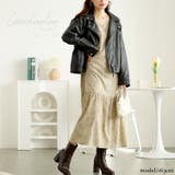 大きいサイズレディース ワンピース 前後2way花柄ティアードワンピース | GOLDJAPAN　大きいサイズ専門店 | 詳細画像6 