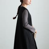 大きいサイズレディース ワンピース ウエストタックフレアジャンパースカート | GOLDJAPAN　大きいサイズ専門店 | 詳細画像9 