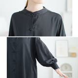 大きいサイズレディース ワンピース バンドカラーシャツワンピース | GOLDJAPAN　大きいサイズ専門店 | 詳細画像6 