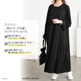 大きいサイズレディース ワンピース キャンディスリーブティアードワンピース | GOLDJAPAN 大きいサイズ専門店 | 詳細画像2