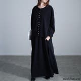 大きいサイズレディース ワンピース パールボタンカーディガン＆ノースリーブワンピ… | GOLDJAPAN　大きいサイズ専門店 | 詳細画像7 