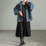 大きいサイズレディース ワンピース サイドリボンベストドッキングワンピース | GOLDJAPAN　大きいサイズ専門店 | 詳細画像10 