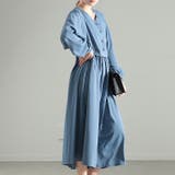 大きいサイズレディース ワンピース サイドリボンベストドッキングワンピース | GOLDJAPAN　大きいサイズ専門店 | 詳細画像12 