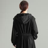 大きいサイズレディース ワンピース ウエストギャザーZIPパーカーワンピース | GOLDJAPAN　大きいサイズ専門店 | 詳細画像10 