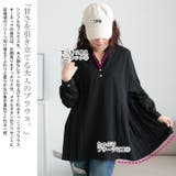 大きいサイズレディース チュニック プリーツ切り替えキーネックチュニック | GOLDJAPAN 大きいサイズ専門店 | 詳細画像3