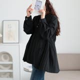 大きいサイズレディース チュニック プリーツ切り替えキーネックチュニック | GOLDJAPAN 大きいサイズ専門店 | 詳細画像9