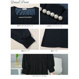 大きいサイズレディース ワンピース 胸元タックパール付きフレアワンピース | GOLDJAPAN 大きいサイズ専門店 | 詳細画像14