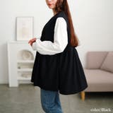 大きいサイズレディース ベスト ジレ | GOLDJAPAN 大きいサイズ専門店 | 詳細画像7
