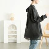 大きいサイズレディース チュニック バックリボンオーガンジーチュニック | GOLDJAPAN　大きいサイズ専門店 | 詳細画像9 