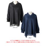 大きいサイズレディース チュニック バックリボンオーガンジーチュニック | GOLDJAPAN　大きいサイズ専門店 | 詳細画像16 
