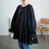 大きいサイズレディース チュニック キャンディスリーブタック切り替えチュニック | GOLDJAPAN　大きいサイズ専門店 | 詳細画像8 