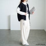 大きいサイズ レディース ベスト | GOLDJAPAN　大きいサイズ専門店 | 詳細画像9 