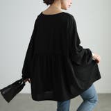 大きいサイズレディース チュニック Vネックペプラムチュニック | GOLDJAPAN　大きいサイズ専門店 | 詳細画像8 