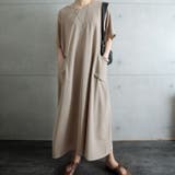 グレージュ | 大きいサイズ レディース ワンピース | GOLDJAPAN　大きいサイズ専門店