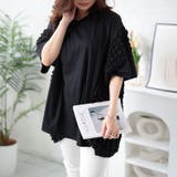 ブラック | 大きいサイズ レディース チュニック | GOLDJAPAN　大きいサイズ専門店