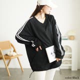 ブラック | 大きいサイズレディース トップス トレーナー | GOLDJAPAN　大きいサイズ専門店