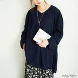 ネイビー | 大きいサイズ レディース チュニック | GOLDJAPAN　大きいサイズ専門店