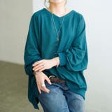 グリーン | 大きいサイズ レディース チュニック | GOLDJAPAN　大きいサイズ専門店