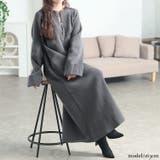 チャコール | 大きいサイズ レディース ワンピース | GOLDJAPAN 大きいサイズ専門店