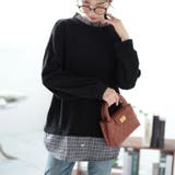 ブラック | 大きいサイズレディース トップス カットソー | GOLDJAPAN　大きいサイズ専門店