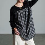 ブラック | 大きいサイズ レディース チュニック | GOLDJAPAN　大きいサイズ専門店