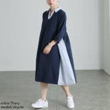 ネイビー | 大きいサイズ レディース ワンピース | GOLDJAPAN　大きいサイズ専門店
