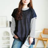 ネイビー | 大きいサイズ レディース トップス | GOLDJAPAN　大きいサイズ専門店