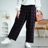 ギンガムチェック | 大きいサイズ レディース パンツ | GOLDJAPAN　大きいサイズ専門店