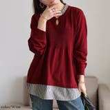 ワイン | 大きいサイズ レディース トップス | GOLDJAPAN　大きいサイズ専門店