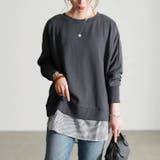 チャコール | 大きいサイズ レディース トップス | GOLDJAPAN 大きいサイズ専門店