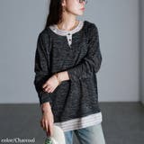 チャコール | 大きいサイズ レディース トップス | GOLDJAPAN 大きいサイズ専門店